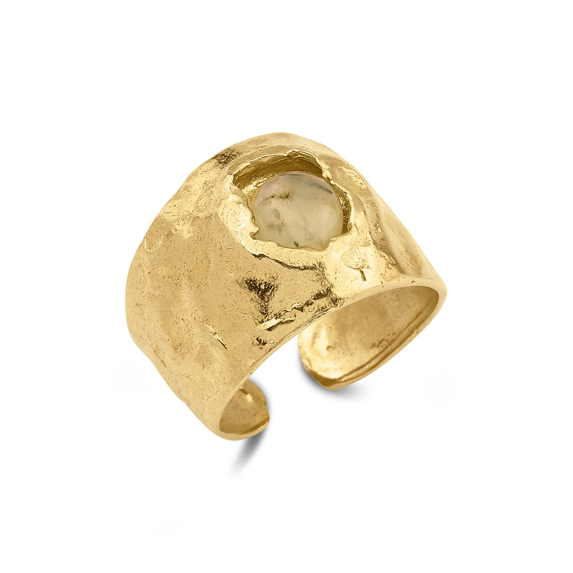 Ephora Green Rutilated Quartz Ring