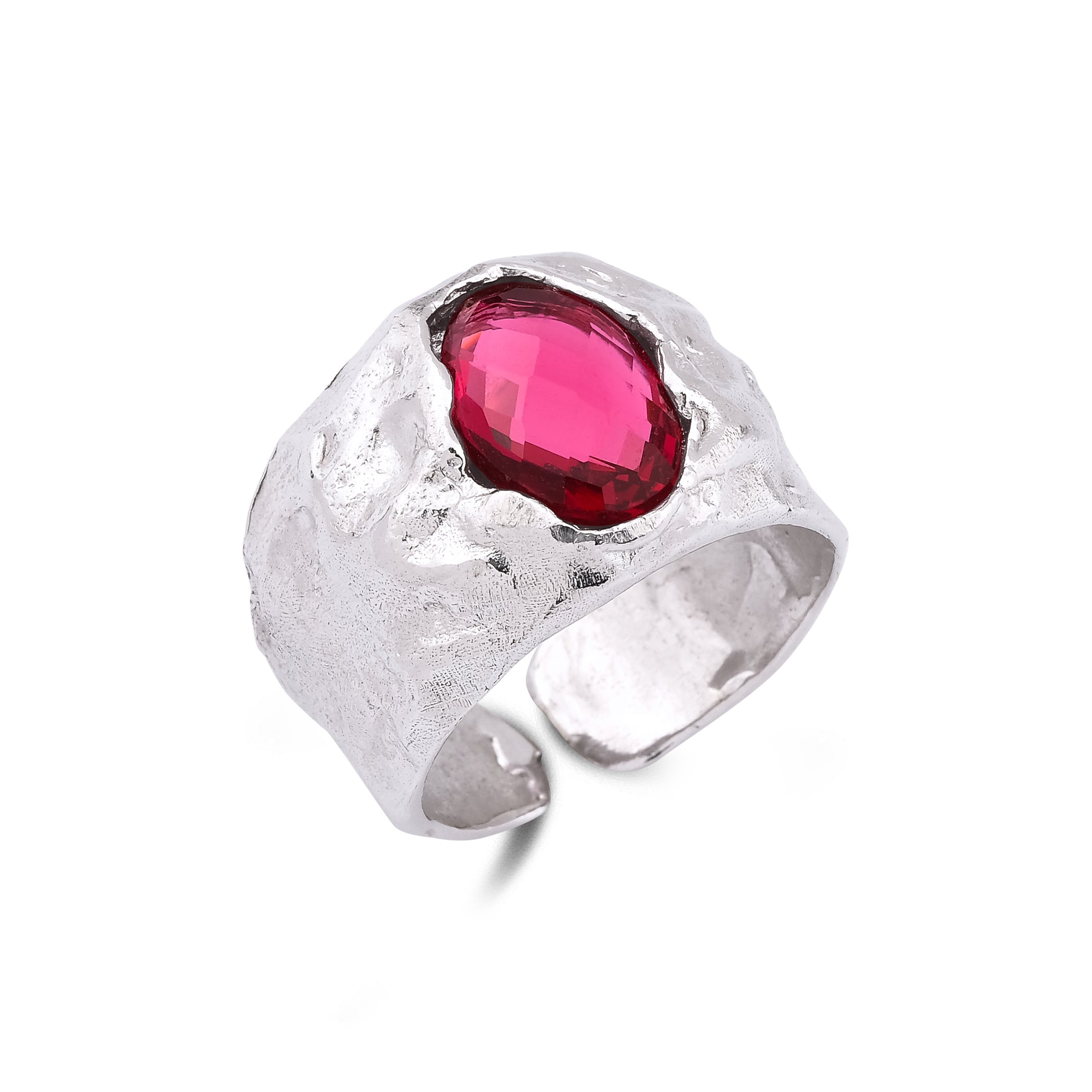 Virela Red Tourmaline Ring